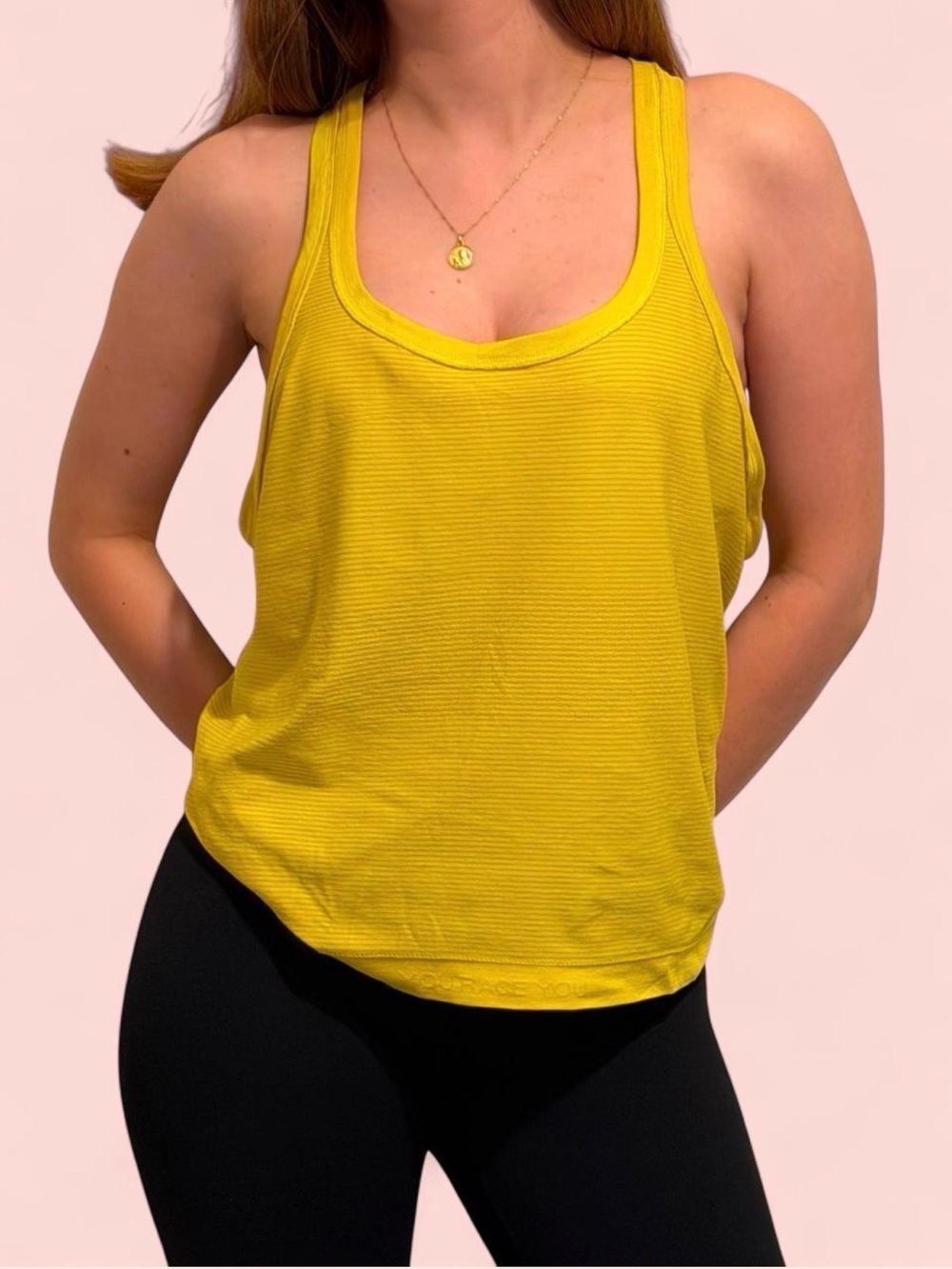 Lululemon Yellow Tank Top